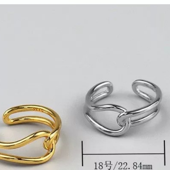 The Madison - 14k Yellow Gold Open Infinity Ring - Picture 9 of 11